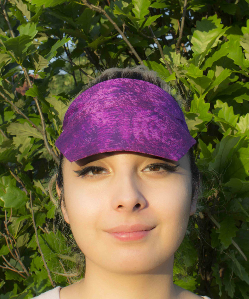 Batik - Purple Head Wrap