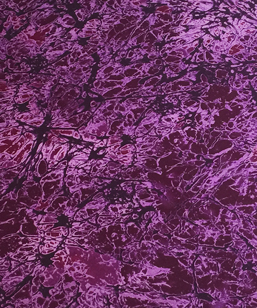 Batik - Purple and Cranberry