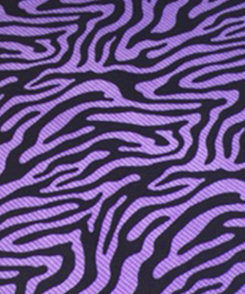 Purple and Black Zebra Corduroy